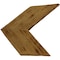 Ekena Millwork 14 3/4"W x 14"H x 3/4"D Vintage Farmhouse 5 1/2" Chevron Barnwood Decor Collection Natural Barnwood DECR14X14X075CHVUF - alternate 2